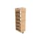 Rev-A-Shelf Maple Veneer, Light Brown, 14 in W, 58.65 in H, 23.67 in L, Light Brown 448-TPF58-14-1 - alternate 1